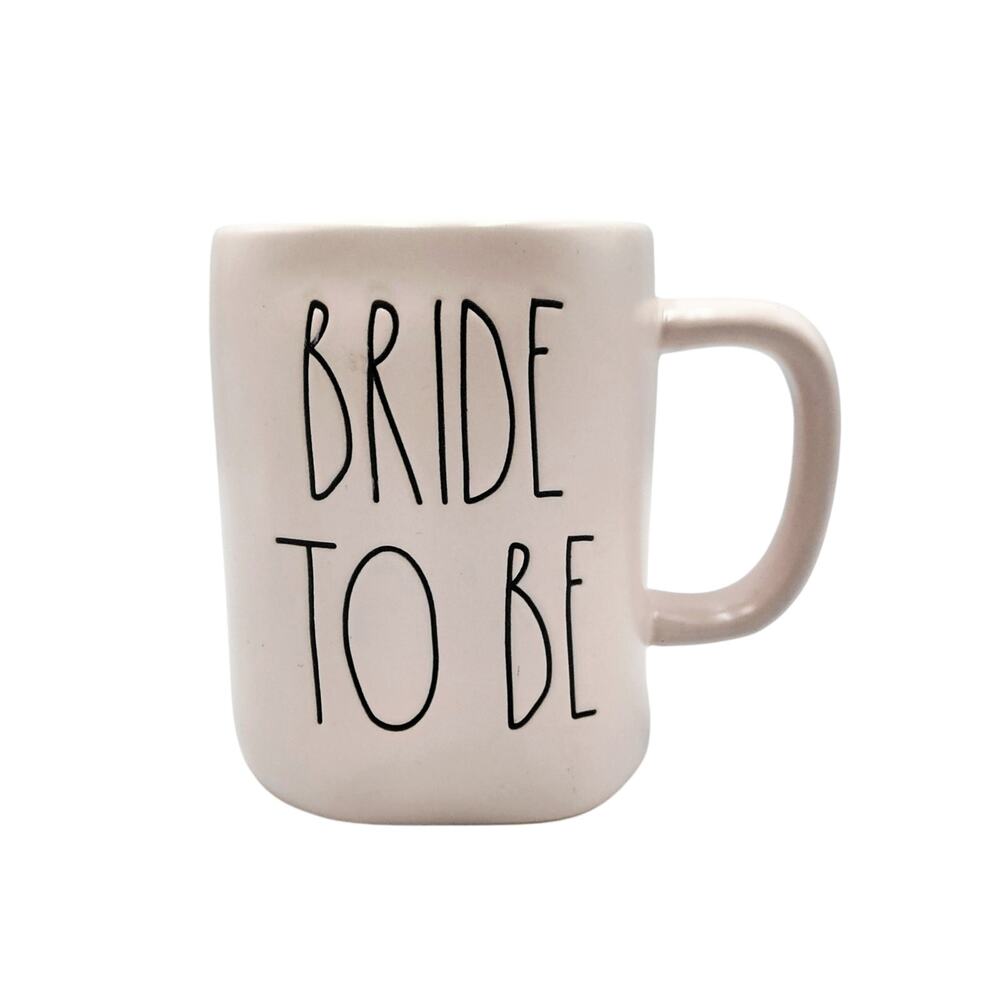 Rae Dunn Artisan Collection by Magenta "BRIDE TO BE " Pink Ceramic Coffee Mug